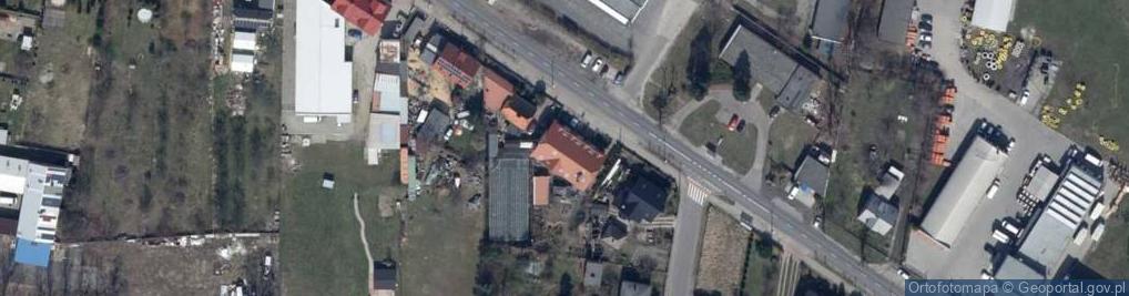 Zdjęcie satelitarne Wioletta Maślińska Duże Centrum Kwiatowe Wioletta