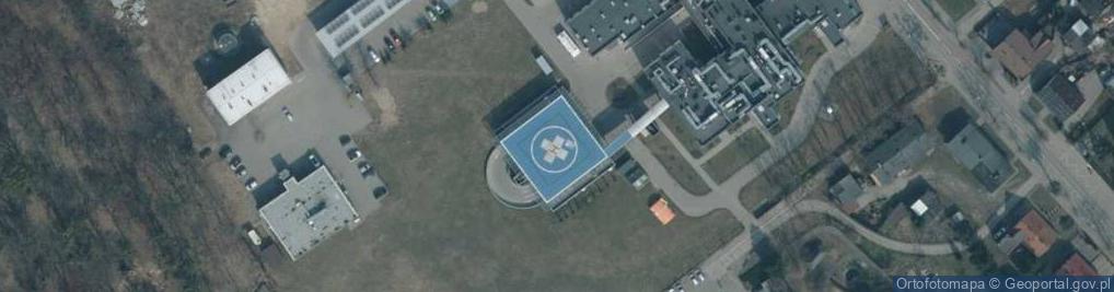 Zdjęcie satelitarne Całodobowe lądowisko sanitarne