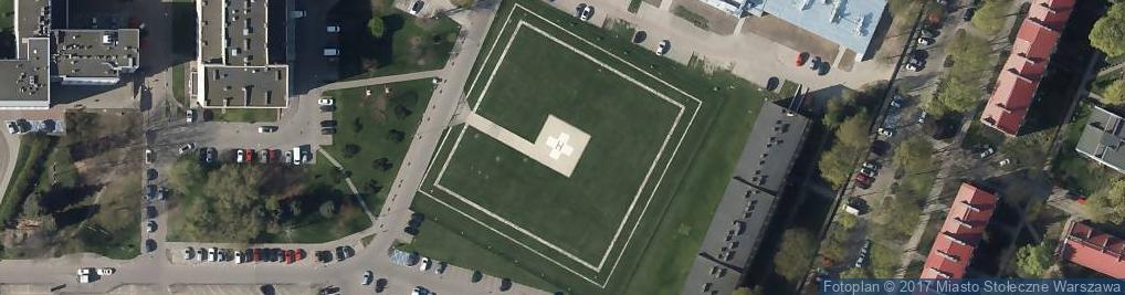 Zdjęcie satelitarne Centralny Szpital Kliniczny Ministerstwa Obrony Narodowej