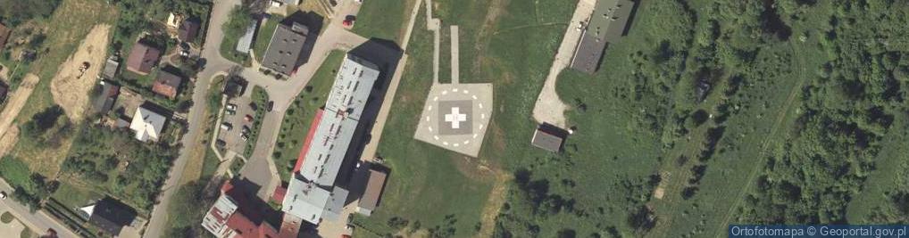 Zdjęcie satelitarne H267, Szpital Powiatowy w Lesku