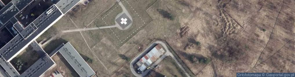 Zdjęcie satelitarne Lądowiska szpitalne
