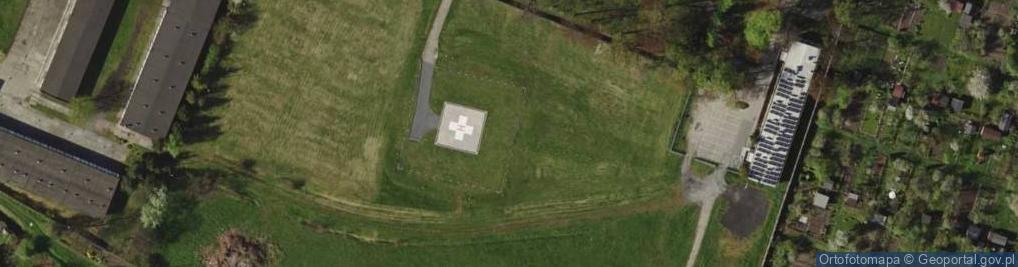 Zdjęcie satelitarne Lądowisko śmigłowców dla Szpitala Wojskowego
