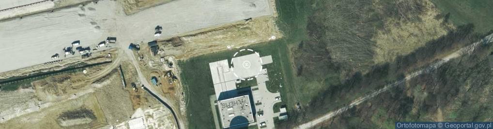 Zdjęcie satelitarne Lotnicze Pogotowie Ratunkowe Oddział Kraków