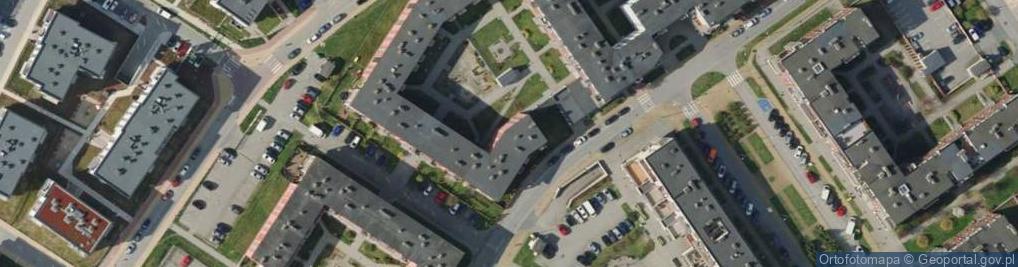 Zdjęcie satelitarne Medycyna Pracy Pruszcz Gdański
