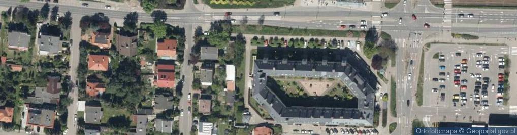 Zdjęcie satelitarne Rafał Rogowski. Gabinet Osteopatii i Fizjoterapii we Wrocławiu.