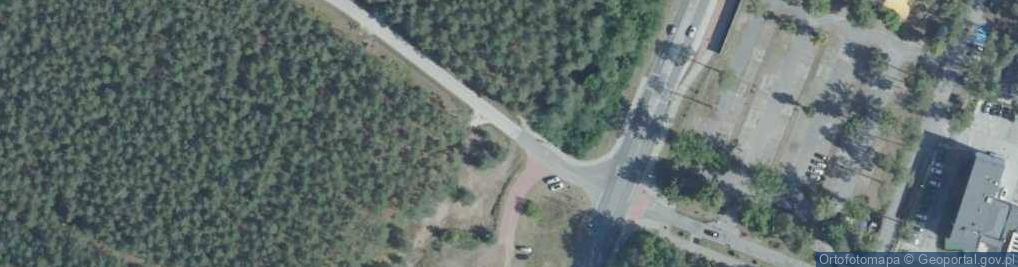 Zdjęcie satelitarne Parking Leśny