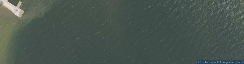 Zdjęcie satelitarne granica szlaku- jez. Niegocin