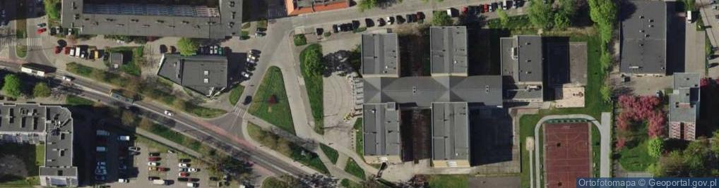Zdjęcie satelitarne Faber - Liceum Ogólnokształcące Dla Dorosłych We Wrocławiu