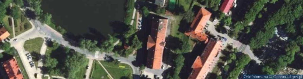 Zdjęcie satelitarne I Liceum Ogólnokształcące Cn-B Im. Polskich Spadochroniarzy W Kętrzynie