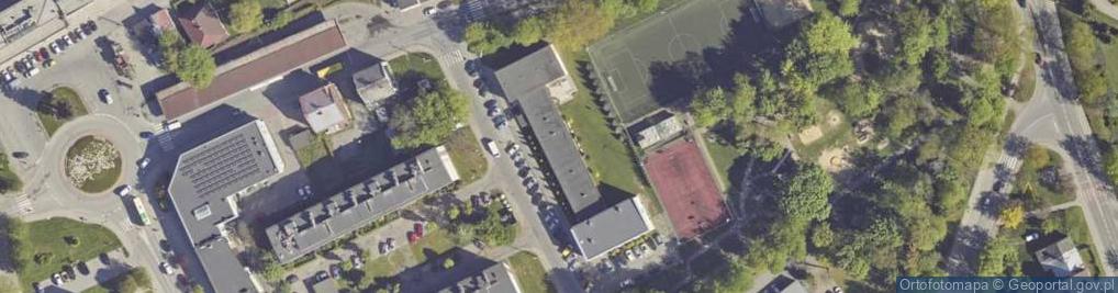 Zdjęcie satelitarne I Liceum Ogólnokształcące Dla Dorosłych W Dębicy