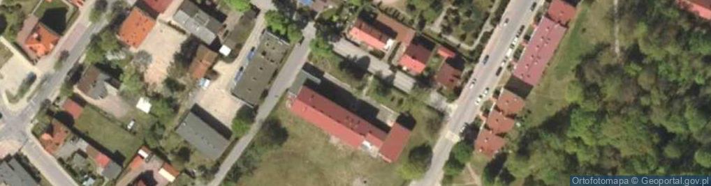 Zdjęcie satelitarne I Liceum Ogólnokształcące Im. Jacka Kaczmarskiego W Olsztynku