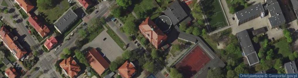 Zdjęcie satelitarne I Liceum Ogólnokształcace Im. Jana Kasprowicza W Raciborzu