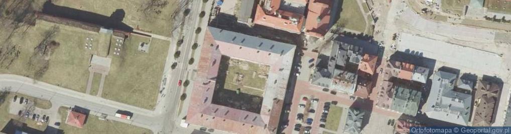 Zdjęcie satelitarne I Liceum Ogólnokształcące Im. Jana Zamoyskiego W Zamościu