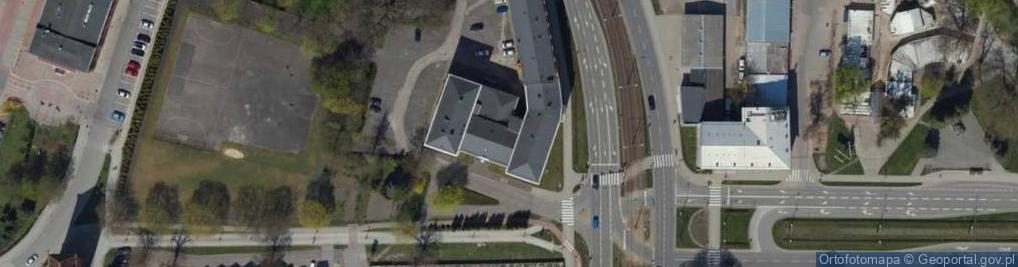Zdjęcie satelitarne I Liceum Ogólnokształcące Im Juliusza Słowackiego W Elblągu
