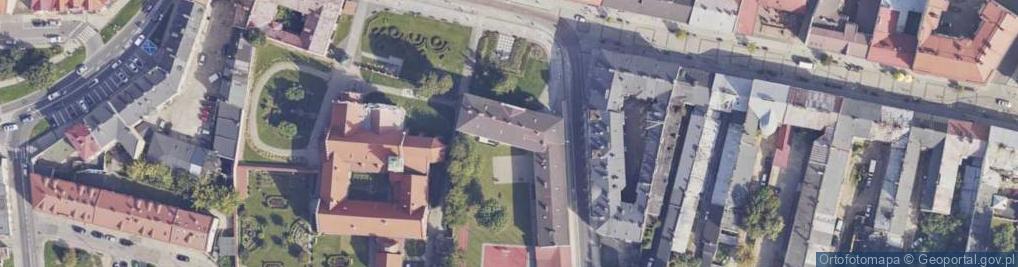 Zdjęcie satelitarne I Liceum Ogólnokształcące Im. Mikołaja Kopernika W Radomiu