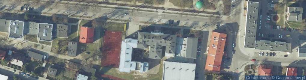 Zdjęcie satelitarne I Liceum Ogólnokształcące Im,stanisława Wyspiańskiego W Mławie