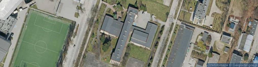 Zdjęcie satelitarne I Liceum Ogólnokształcące Im. Stefana Żeromskiego W Kielcach