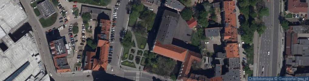 Zdjęcie satelitarne I Liceum Ogólnokształcące Im. Tadeusza Kościuszki W Legnicy