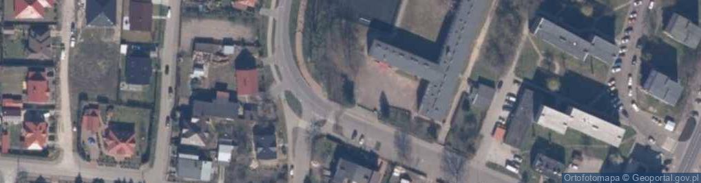Zdjęcie satelitarne I Liceum Ogólnokształcące W Dębnie