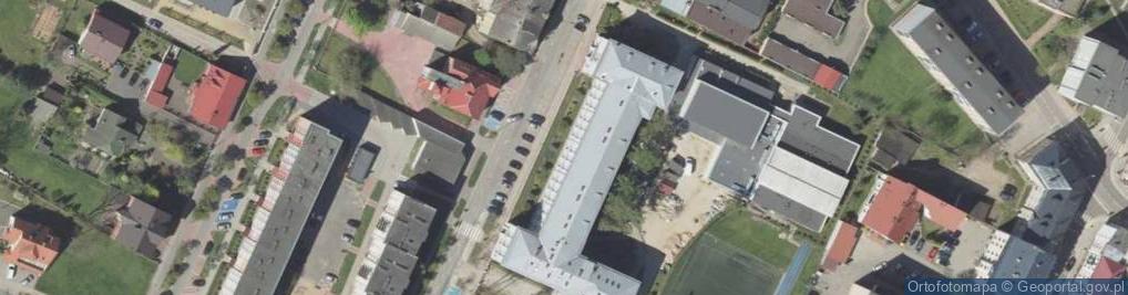 Zdjęcie satelitarne I Liceum Ogólnokształcące W Łomży
