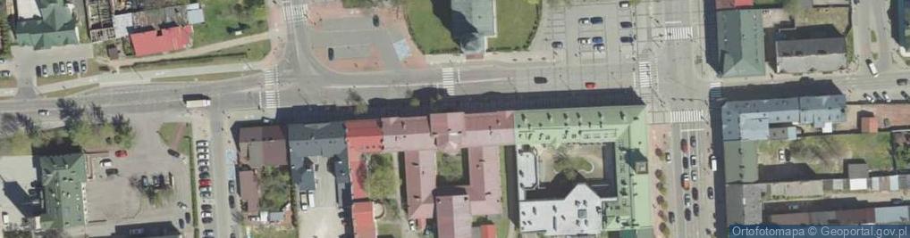 Zdjęcie satelitarne I Liceum Ogólnokształcące Z Oddziałami Dwujęzycznymi Im. Marii Konopnickiej W Suwałkach