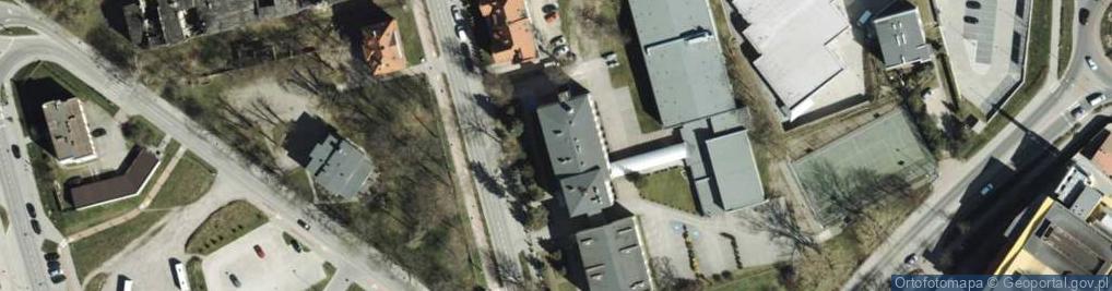 Zdjęcie satelitarne I Liceum Ogólnokształcące Z Oddziałami Dwujęzycznymi Im. Stefana Żeromskiego W Działdowie