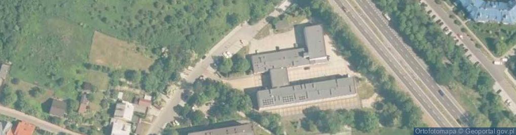 Zdjęcie satelitarne I LO im. Króla Kazimierza Wielkiego