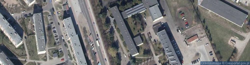 Zdjęcie satelitarne II Liceum Ogólnokształcące Dla Dorosłych W Szczecinku