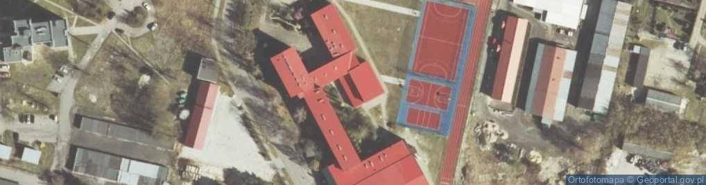 Zdjęcie satelitarne II Liceum Ogólnokształcące Im. Andrzeja Frycza Modrzewskiego