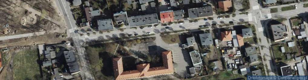 Zdjęcie satelitarne II Liceum Ogólnokształcące Im. Gen. Wł. Andersa W Chojnicach