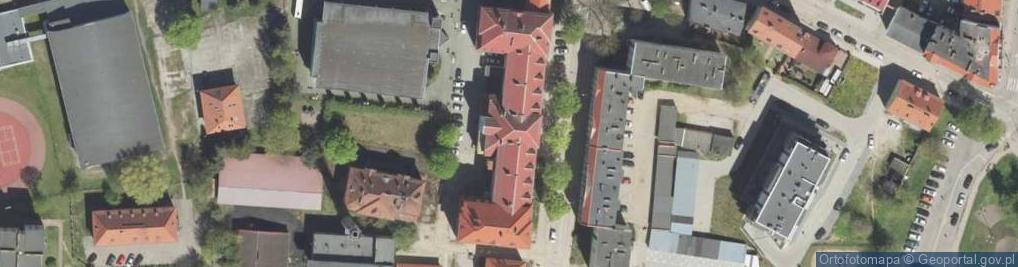Zdjęcie satelitarne II Liceum Ogólnokształcące Im. Gustawa Gizewiusza