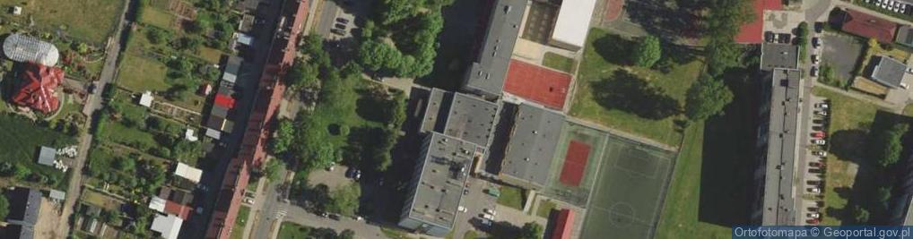 Zdjęcie satelitarne II Liceum Ogólnokształcące Im. J. Korczaka W Bolesławcu