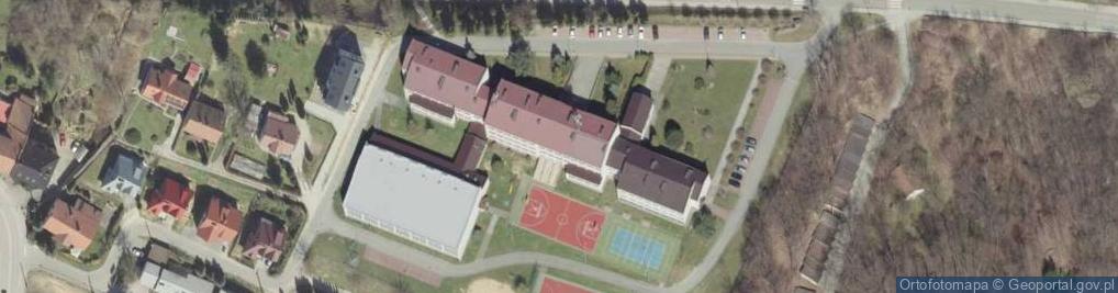 Zdjęcie satelitarne II Liceum Ogólnokształcące Im. Orła Białego W Bochni