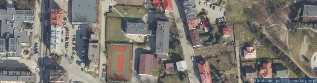 Zdjęcie satelitarne II Liceum Ogólnokształcące Im. Ppłk Józefa Modrzejewskiego W Jaśle