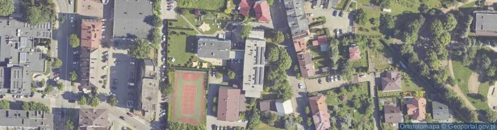 Zdjęcie satelitarne II Liceum Ogólnokształcące Im. Ppłk Józefa Modrzejewskiego W Jaśle