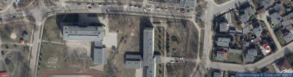 Zdjęcie satelitarne II Liceum Ogólnokształcące Im. Stefana Żeromskiego