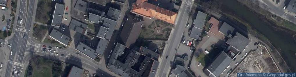 Zdjęcie satelitarne II Liceum Ogólnokształcące Im. Tadeusza Kościuszki W Kaliszu