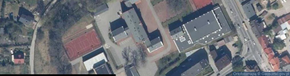 Zdjęcie satelitarne II Liceum Ogólnokształcące Mistrzostwa Sportowego W Bytowie