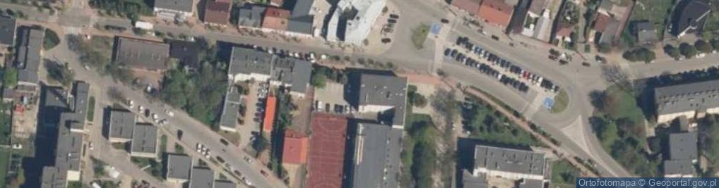 Zdjęcie satelitarne II Liceum Ogólnokształcące W Łasku