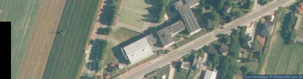 Zdjęcie satelitarne II Liceum Ogólnokształcące We Włoszczowie
