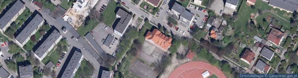 Zdjęcie satelitarne II Liceum Ogólnokształcące