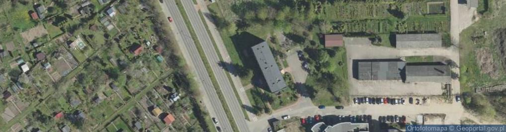 Zdjęcie satelitarne II Społeczne Liceum Ogólnokształcące Im. Jana Pawła II W Białymstoku