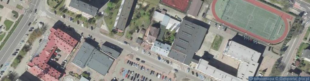 Zdjęcie satelitarne II Społeczne Liceum Ogólnokształcące Im. Toniego Halika