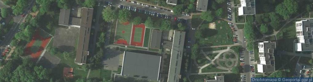 Zdjęcie satelitarne III Liceum Ogólnokształcące Im. Jana Kochanowskiego W Krakowie