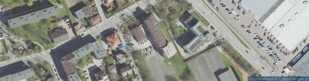 Zdjęcie satelitarne III Liceum Ogólnokształcące Im. Władysława Grabskiego W Nowym Sączu