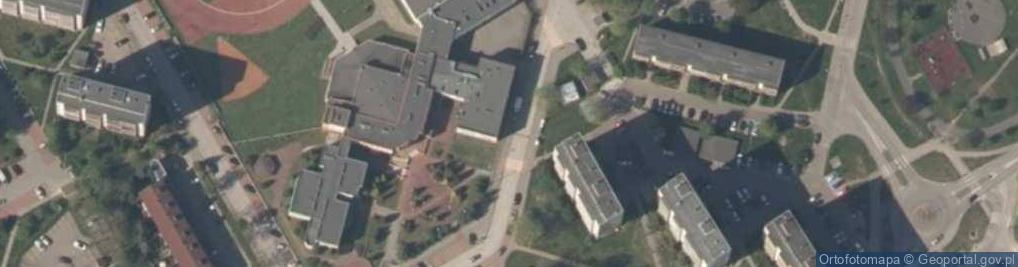 Zdjęcie satelitarne Integracyjne Liceum Ogólnokształcące W Skierniewicach