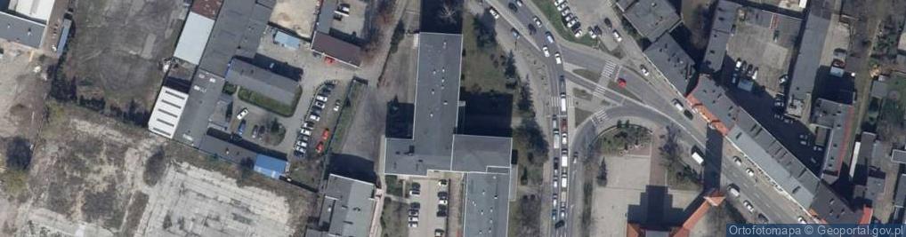 Zdjęcie satelitarne IV Liceum Ogólnokształcące Im. Fryderyka Chopina