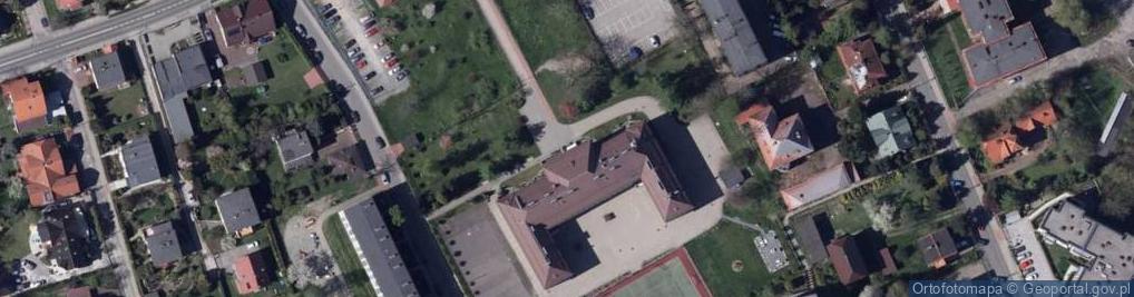 Zdjęcie satelitarne IV Liceum Ogólnokształcące Im. Komisji Edukacji Narodowej W Bielsku - Białej