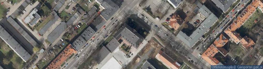 Zdjęcie satelitarne IV Liceum Ogólnokształcące Im. Orląt Lwowskich W Gliwicach
