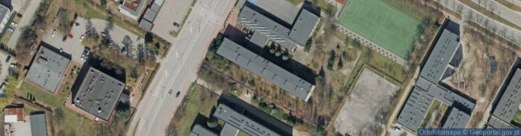 Zdjęcie satelitarne IV Liceum Ogólnokształcące W Kielcach